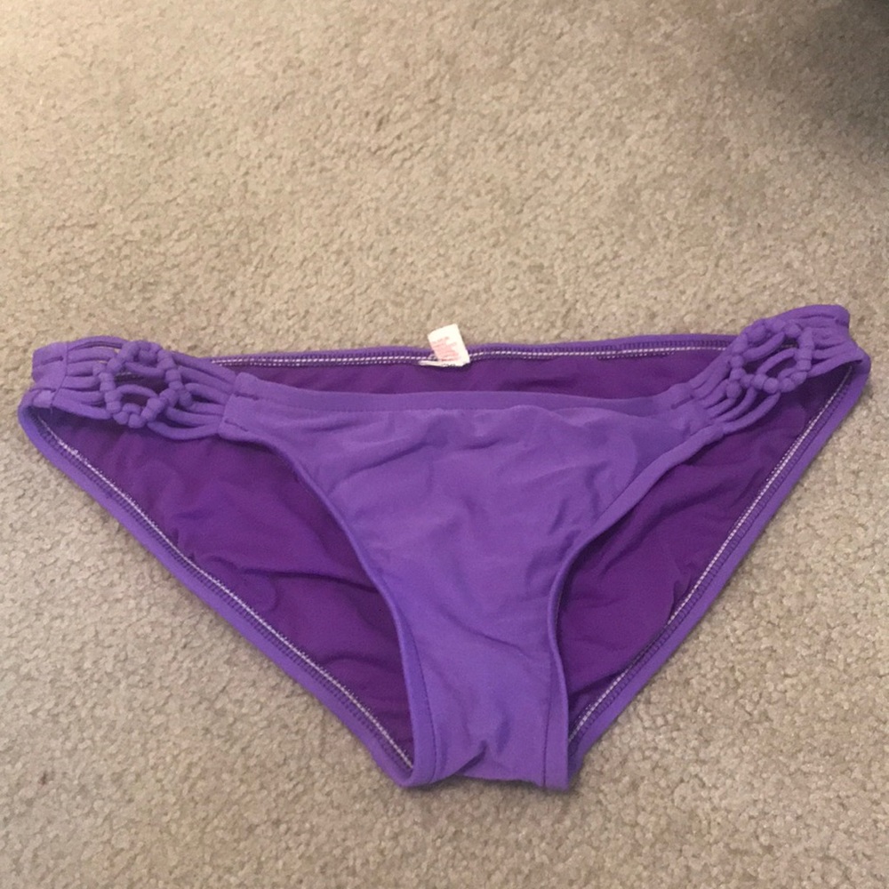 Purple bikini bottoms